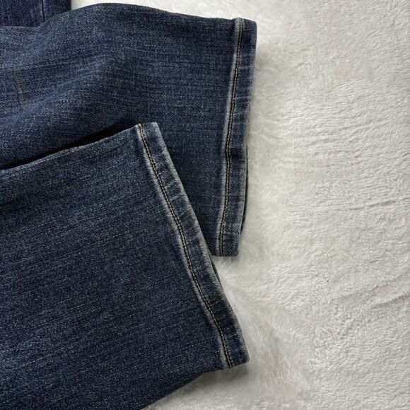 Judy Blue Straight Fit Jeans Women's 13/31 Dark Wash Blue Mid Rise Stretch - Picture 7 of 13